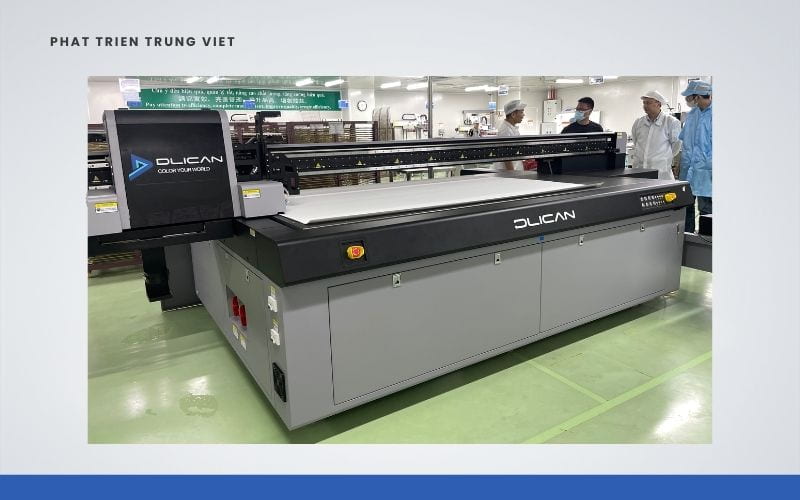 Máy in UV phẳng Dlican